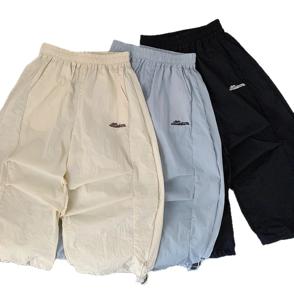 Children Clothing Kids Fashion Korean Style Versatile Long Pants 2026 Summer New Boys Solid Color Simple Casual Pants