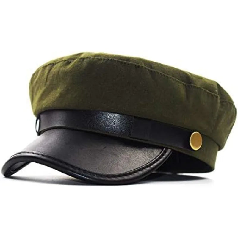 Chauffeur Hat for Men Women, Classic Vintage Captain Hat Newsboy Cap Costume Hats