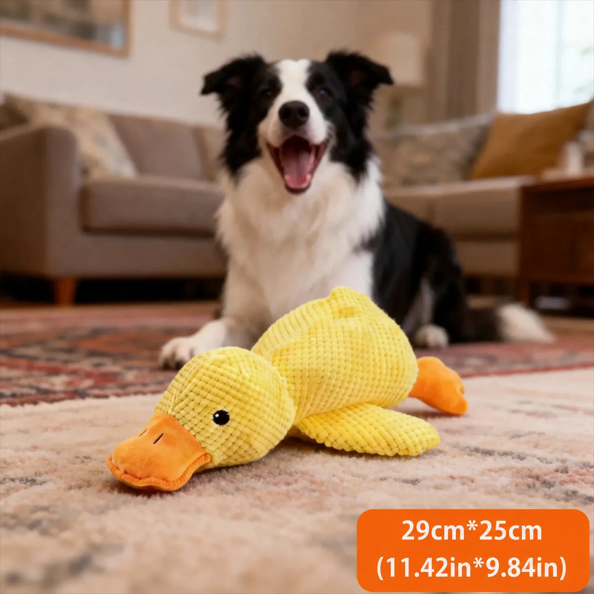 Dog Toy Plush,Sleeping Duck With Sound Pet Interactive Plush Bite Resistant Teeth Grinding Puppy Cat Relieve Boredom Pet Product