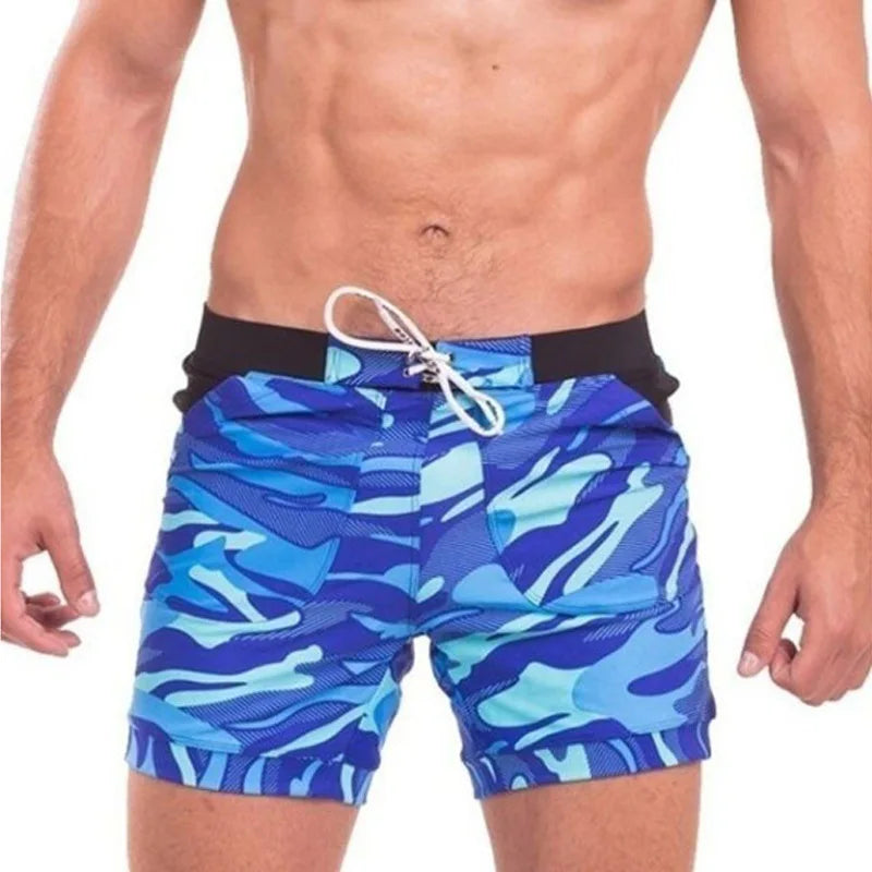 Swim Trunks Swim Shorts for Men Quick Dry Board Shorts Bathing Suit Breathable Drawstring With Pockets for Surfing Beach Summer