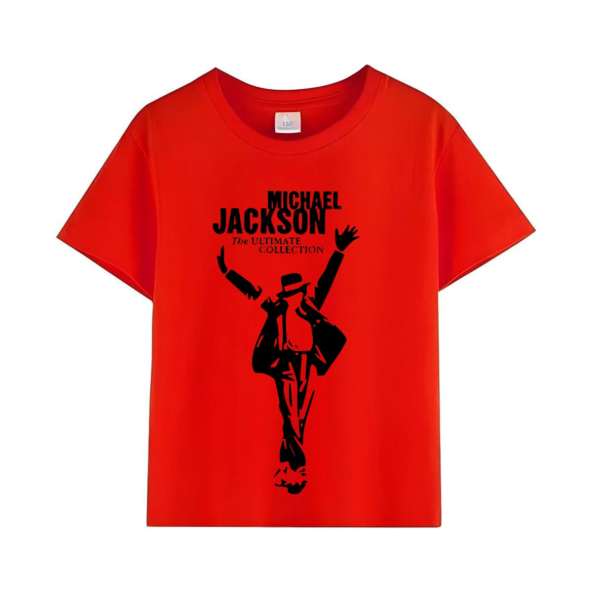 Kids Michael Jackson Rock N Roll T-Shirt Children's Fashion Crew Neck Top Summer Casual Clothes for Baby Boys And Girls