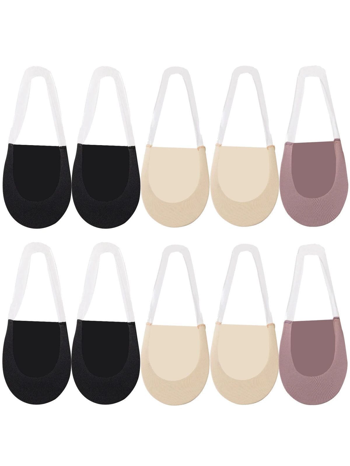 Women's Socks Breathable Invisible Half Feet No Show Low Cut Boat Socks Invisible Ice Skil Suspender Sock Ladies Sokken