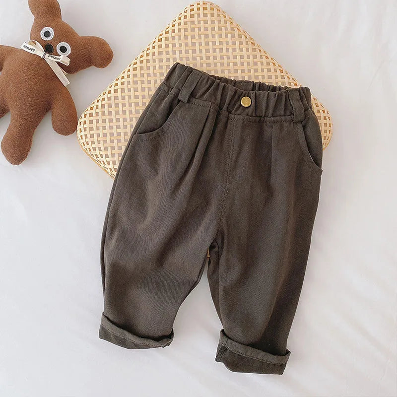 Spring Baby Girl Boy Pants 0-5Y Kids Pants Baby Blue Jeans Pants Toddler Girls Trousers Baby Girl Clothes Autumn Kids Pants