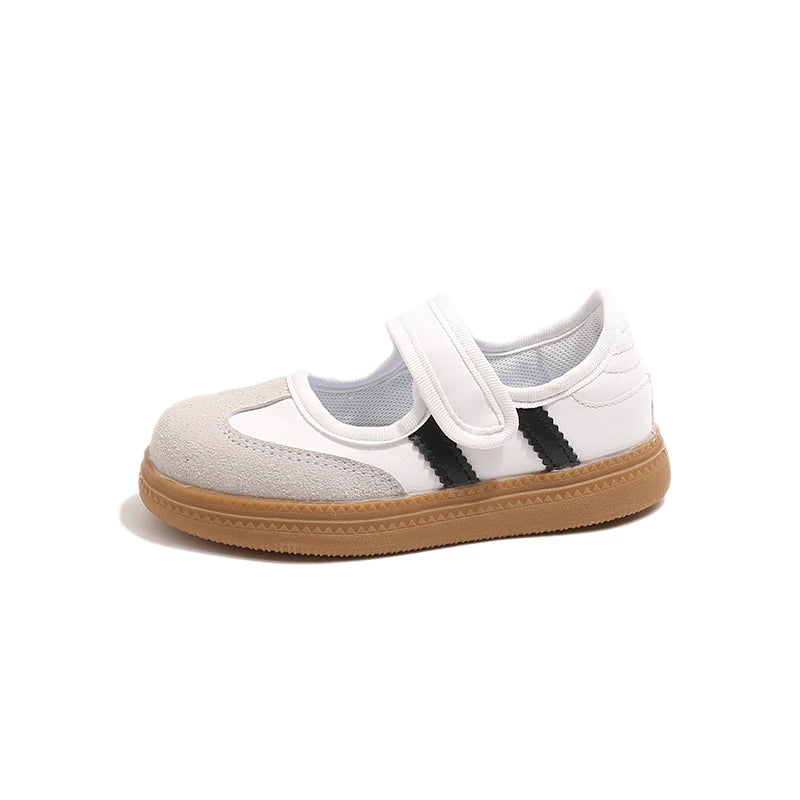 Children's Casual Sneakers for Ages 3-18 Red Boys' and Girls' All-Season Shoes White Soft-Sole Anti-Slip Training Shoes for Kids