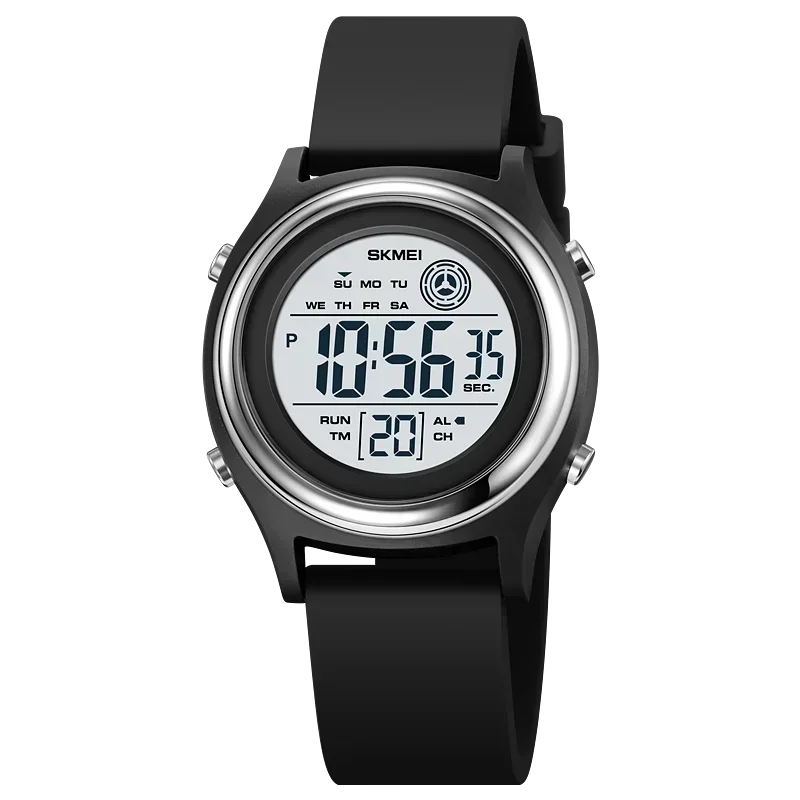 SKMEI 2094 Luxury Womens Digital Wristwatch Stopwatch Lady Waterproof Shockproof Back Light Countdown Watches for Women Reloj