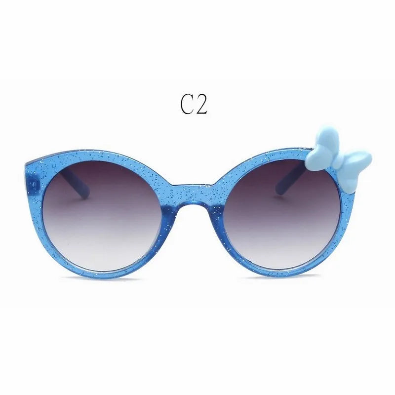 Kids Bowknot Sunglasses UV400 Sun Glasses Fashion Eyewear for Boys & Girls Children's Sunglasses 3-12 Years Old