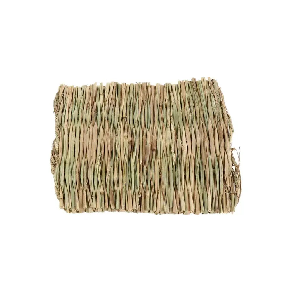 Household Woven Pet Accessories for Small Animal Bunny Hamster Sleeping Bed Grass Mat Pet Cage Pad Rabbit Grass Chew Mat