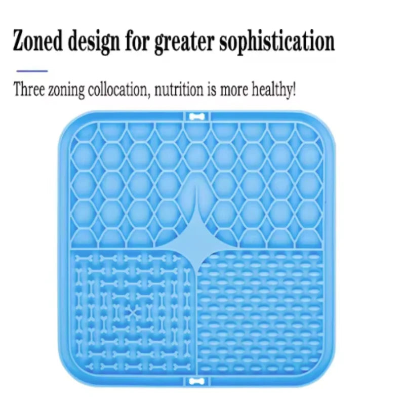 Pet Licking Silicone Pad Slow Feeding Machine Dog Food Board Dispersed Sucker Training Feeding Dog Pet Supplies Slow Food Bowl