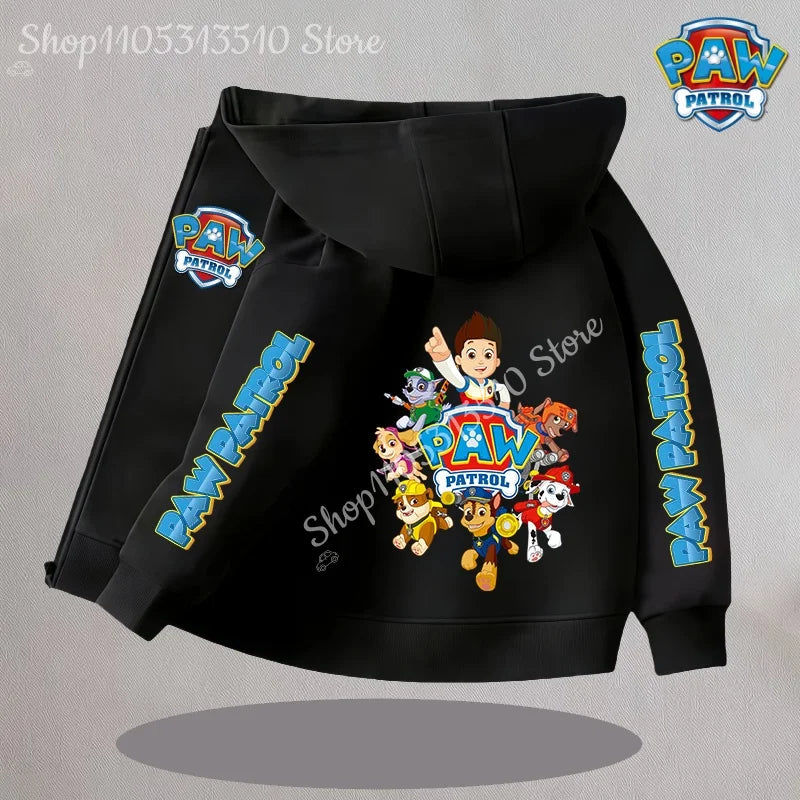 Cartoon Paw Patrol Kids Coats New Children Outerwear Warm Fleece Jacket Boys Girls Jackets for Autumn Spring Children Clothing