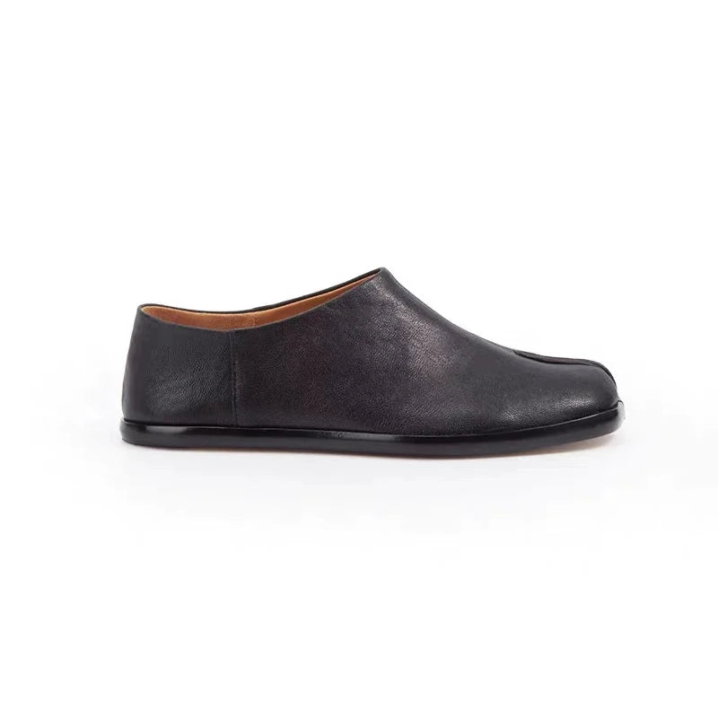 Women's Loafers Shoes Fashion Slip-On Flats Shoes Casual Comfortable Black/Brown Dress Shoes for Daily Wear Leather Loafers