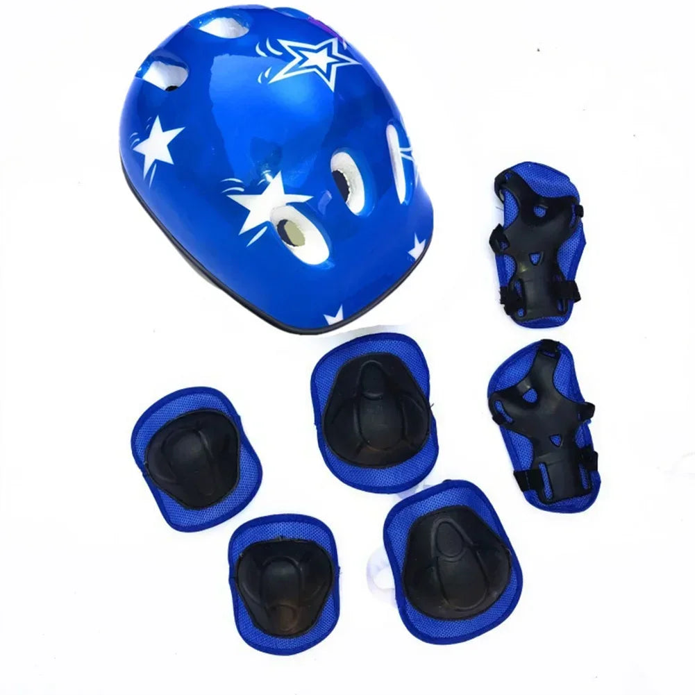 Kids Bike Helmet Knee Elbow Wrist Pads,Toddler Helmet With Protective Gear Set,for Bicycle Cycling Skateboard Scooter Skating
