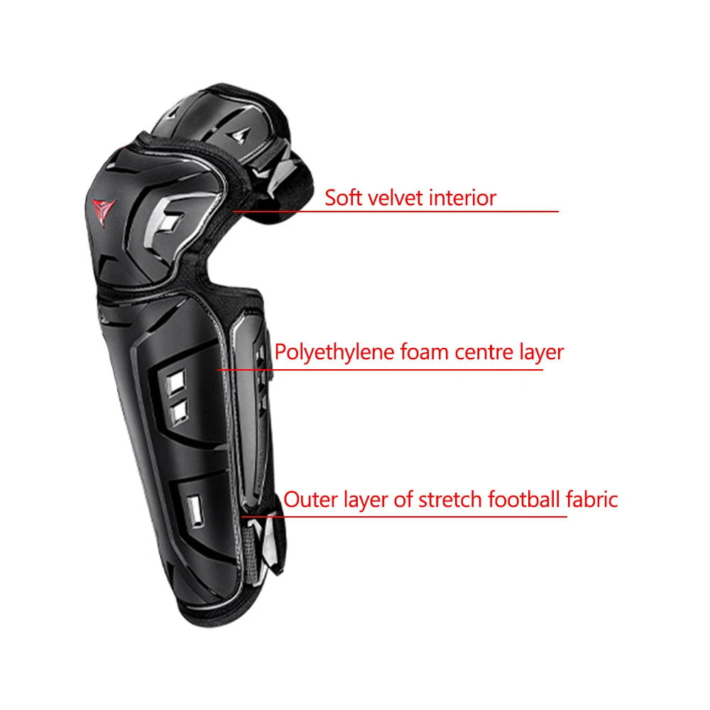 Outdoor Sport Equipment Riding Protective Gears 4Pcs/set Knee Elbow Protective Pads Motorcycle Motocross Skating Protectors