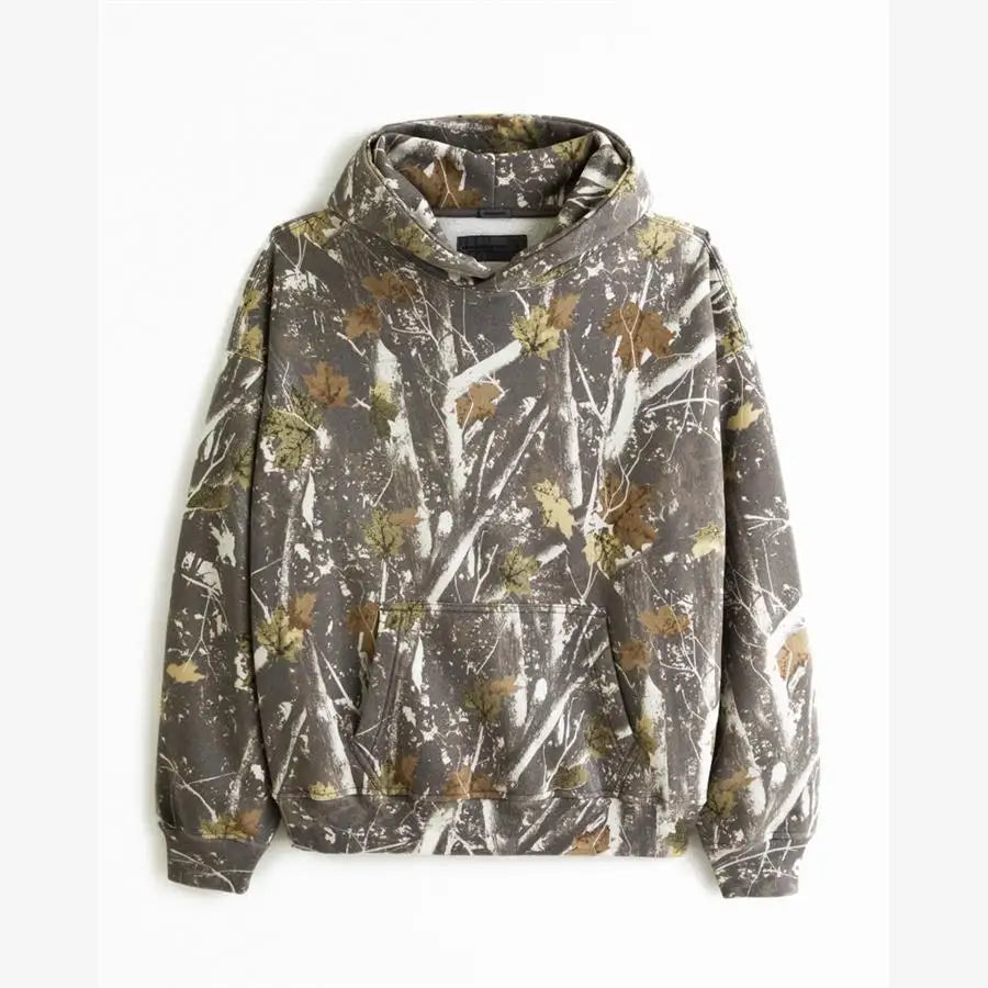 2024 Cross-Border 3D Digital Printing Hoodie Unisex Abstract American Pattern Casual Loose Fit Long Sleeve Polyester Sweatshirt