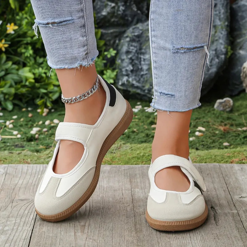 Women Sneakers 2026 New Fashion Solid Shallow Designer Shoes Spring Autumn Soft Soled Loafers Comfort Casual Female Sports Shoes