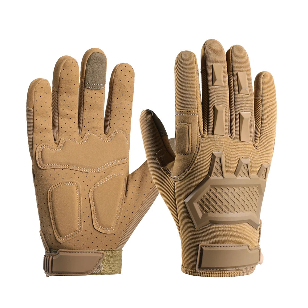 Men's Outdoor Full Finger Gloves Unisex Touchscreen Cycling Gloves MTB Motorcycle Gloves Men Camping Hunting Gloves