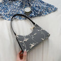 Elegant Small Handbag For Girls PU Leather Purse Wallets Shoulder Bags Women Underarm Bag Mini Messenger Bags Korean Handbag