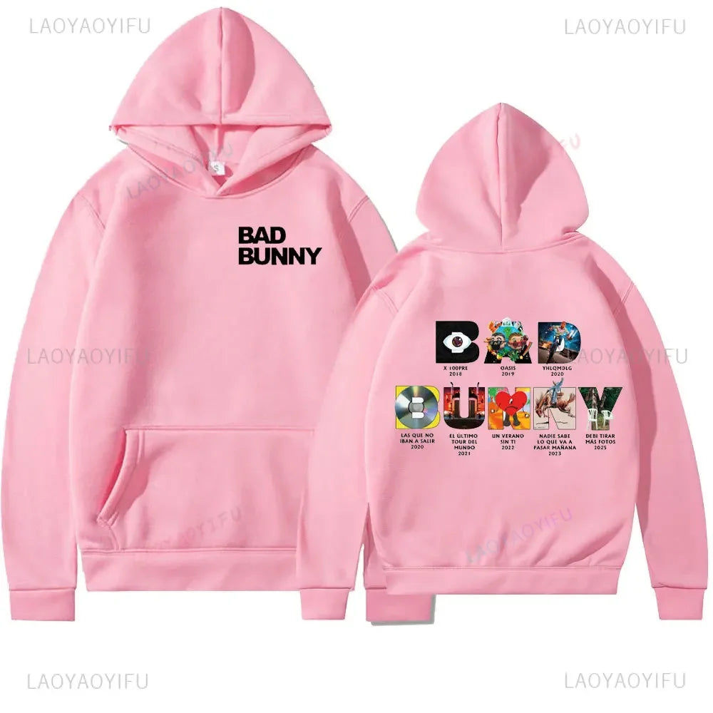 DTMF Bad Bunny Album Hoodie Men Women Oversized Pullover Hoody Sweater New in 2025 Long Sleeve Fashion Casual Sweatshirt Unisex