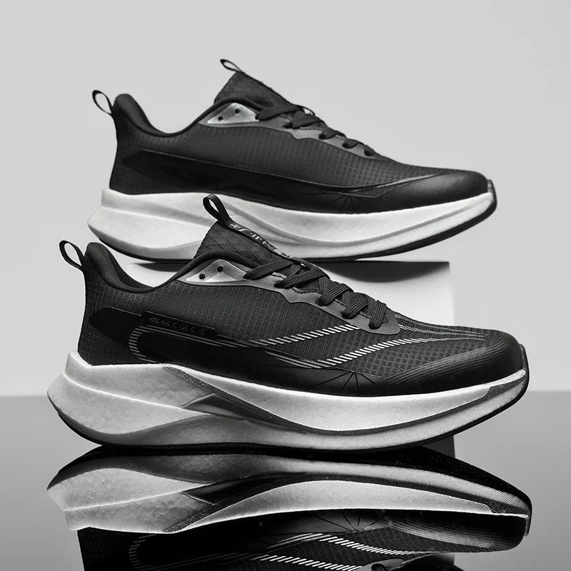 Men's Sports Shoes Full Palm Carbon Plate Road Running Shoes Men's and Women Marathon Shock-absorbing Athletics Training Shoes
