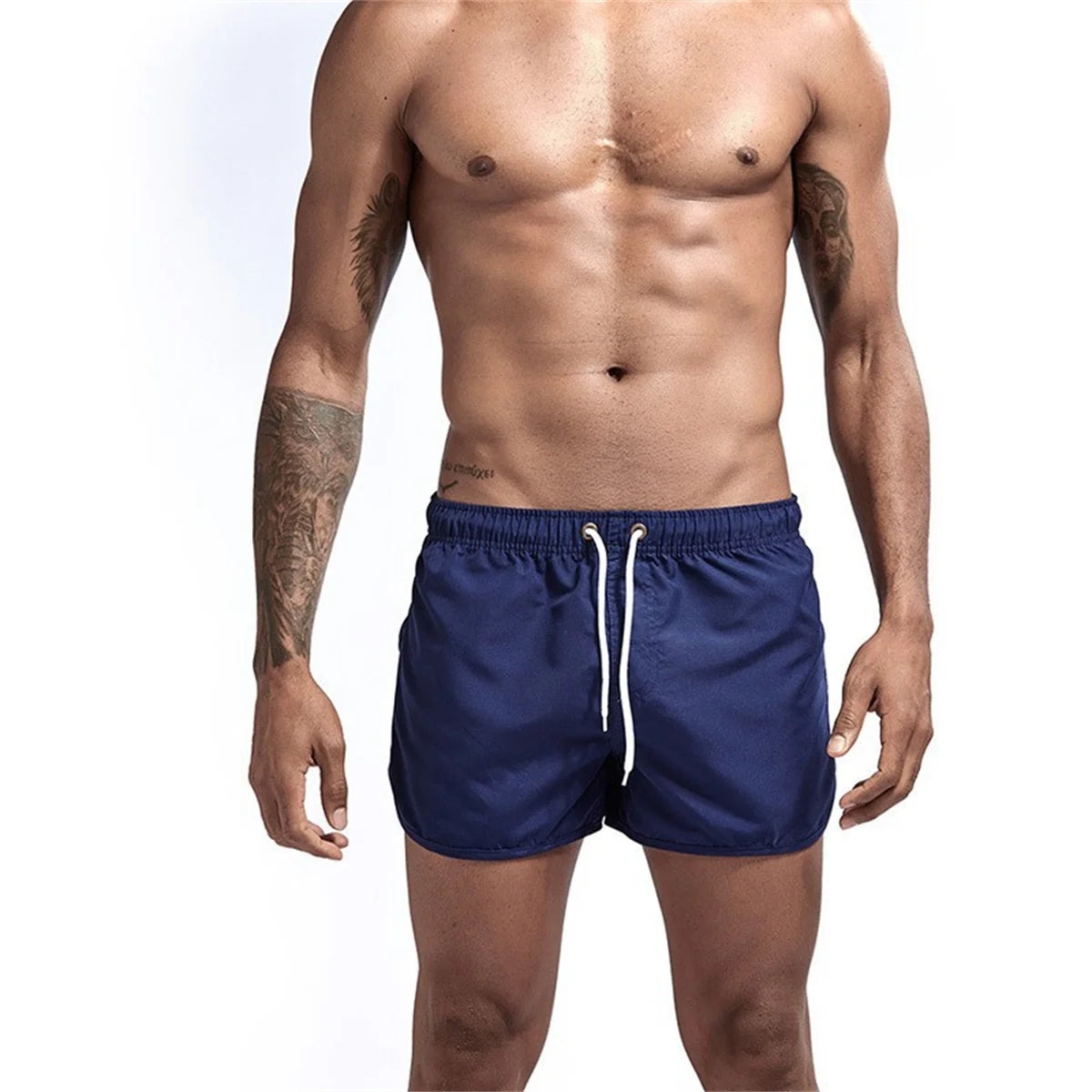 Shorts For Mens 2025 Summer Men's Swimwear Shorts Brand Beachwear Sexy Swim Trunks Men Swimsuits Low Waist Breathable Beach Wear