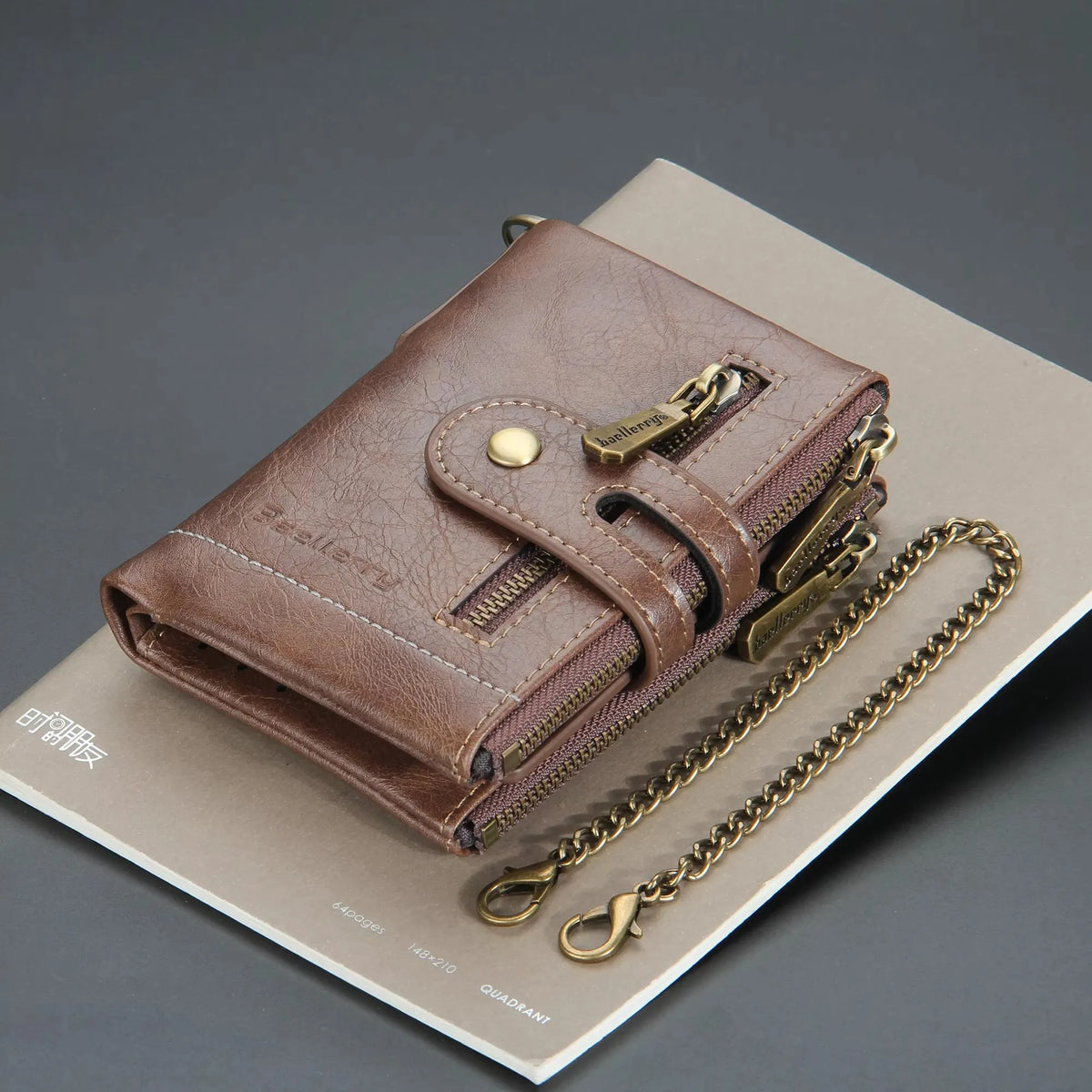 New Men Wallets Name Engraving 11 Card Holders Men Short Purse Double Zipper Coin Pocket High Quality Male Purse Cartera