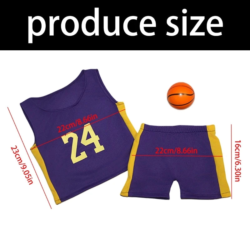 Baby Photography Costume Basketball Clothing Outfit Newborn Photography Props for 0-2 Month Boy Girl Photo Clothes 15UB