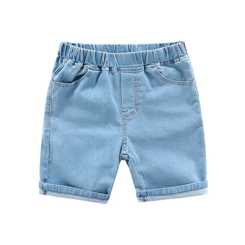 1PCS Boys Shorts Kids Denim Pants Casual Jeans Children Clothing Teenagers Short Trousers Kids Infant for Children's Gifts