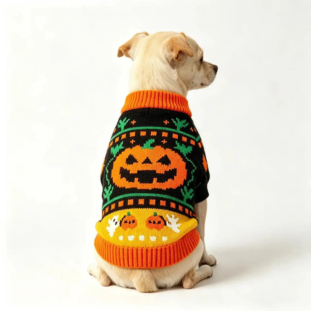 Autumn Winter Christmas Halloween Warm Pet Clothes Pet Dog Warm Sweater for Small Medium Dog Cat Puppy Chihuahua Pet Clothing