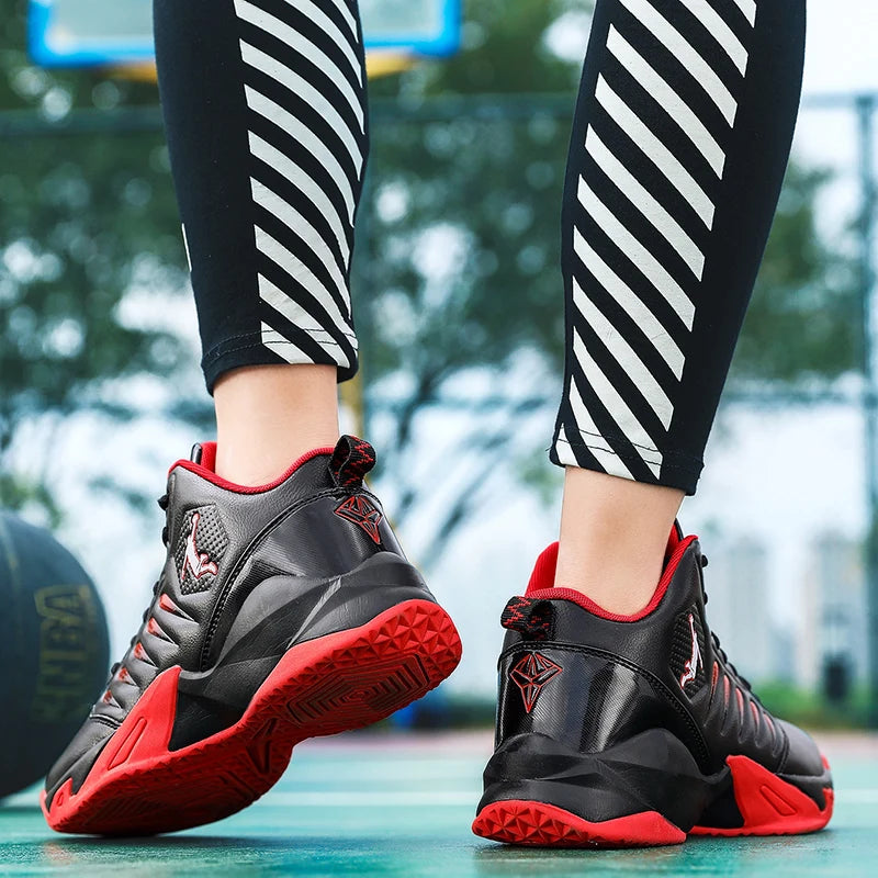 Parent-child high-quality sports shoes four seasons soft sole anti-slip basketball shoes fashion men's light breathable sneakers