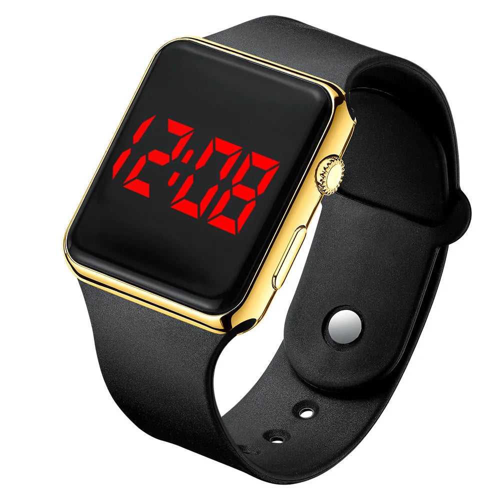 Sports Watch For Women And Men Electronic LED Digital Watch Fashion Casual Simple Silicone Female Watch Electronic Clock