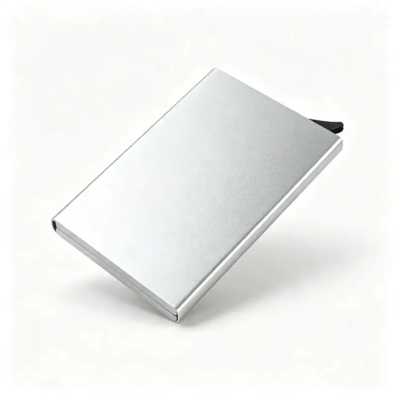Smart Wallet Card Holder Metal Thin Slim Men Women Wallets Up Minimalist Wallet Small Black Purse Walets For Men