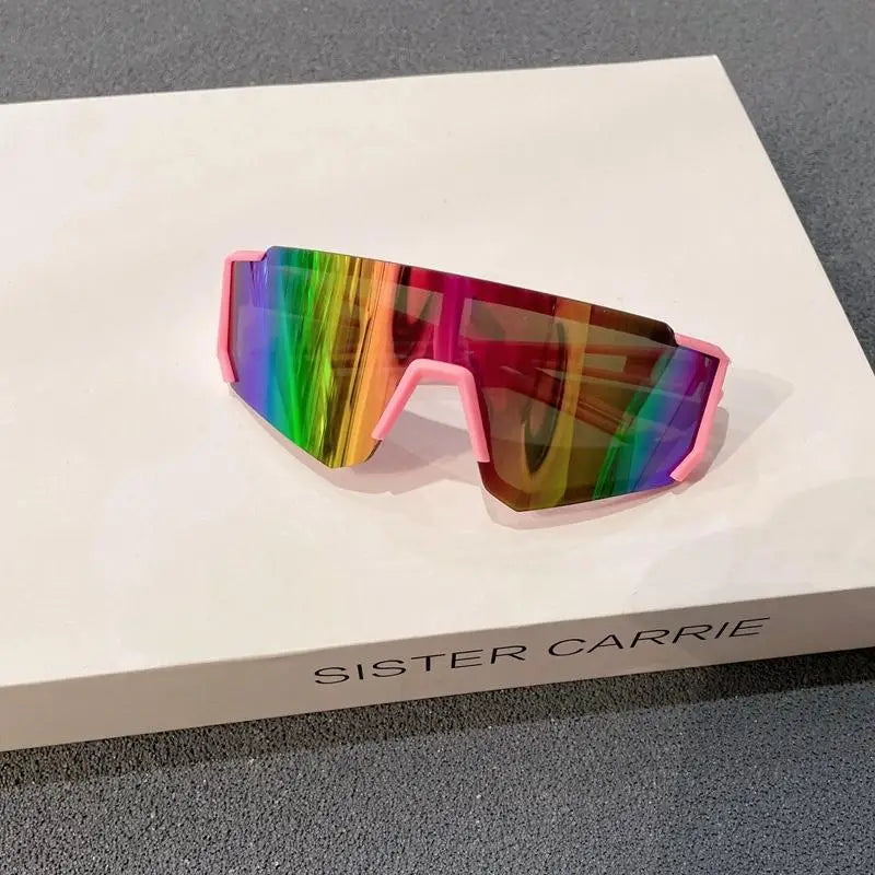 Cycling Sunglasses For Children Boys Girls Eyewear Fashion Windproof Outdoor Sports MTB Riding UV400 Goggles