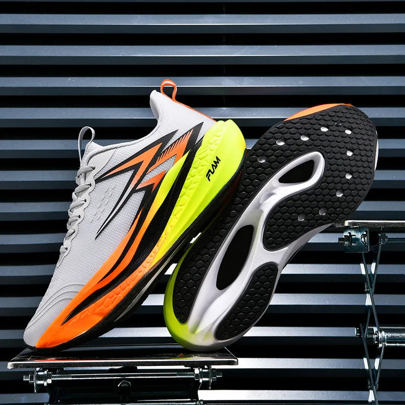 Sports Running Shoes Speciality Marathon Men Breathable Lightweight Carbon Board Women's Comfortable Athletic Nonskid Sneakers