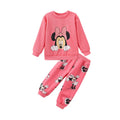Cute Cartoon Girls Hoodie And Pants Set Autumn Winter Kids Leisure Clothing for 2-6 Years Old Children