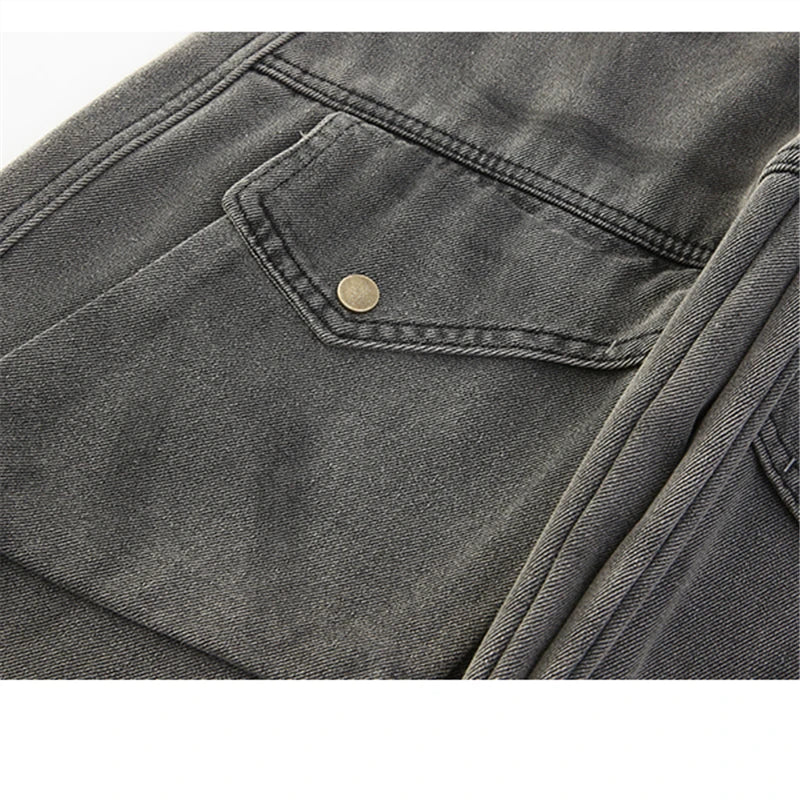 Kids Luxury Distressed Baggy Jeans with Belt for Boys And Girls Heavy Industry Denim Cargo Pants Children High Quality Trousers