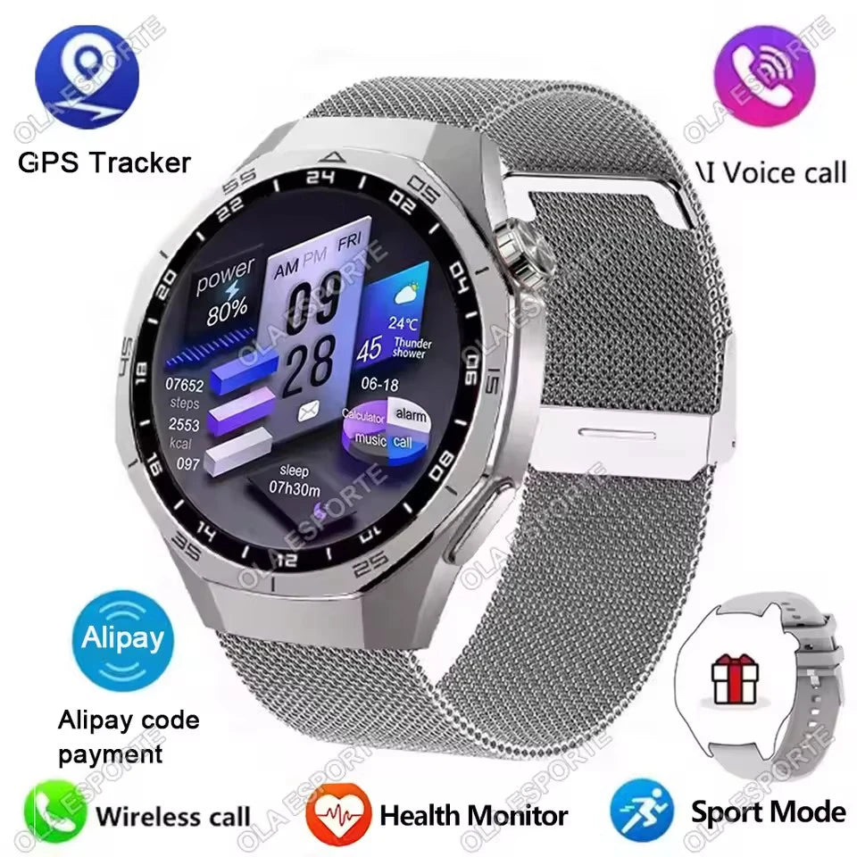 Smart Watches For Men Women 1.5" 360*360 HD Screen 330mAh Battery Heart Rate Sleep Health Bluetooth Call Watches For Man