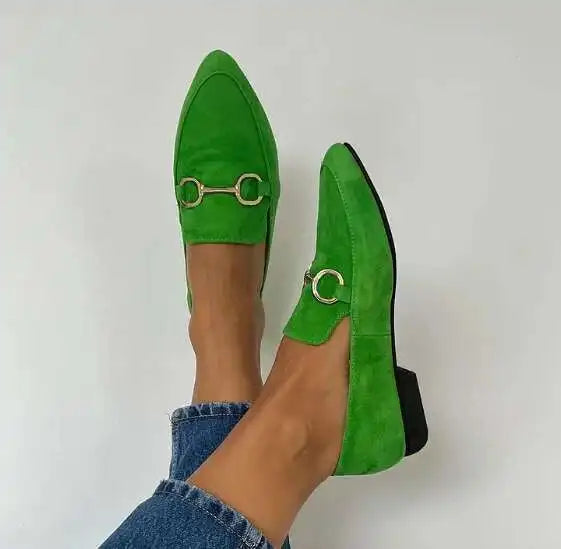 Women's Flat Heels Shoes Loafer Low Heels Moccasin Casual Shoes