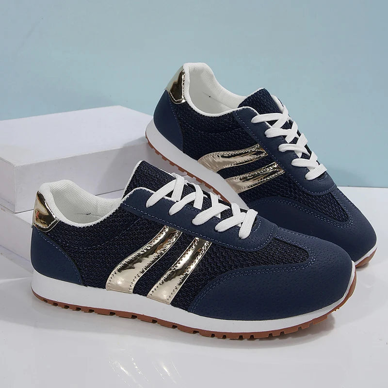 Fashion Breathable Women's Sports Shoes 2025 Autumn Lightweight Casual Sneakers Woman Plus Size Comfort Non Slip Running Shoes
