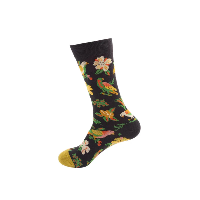 Cute Women Socks Cartoon Animal Food Fruit Socks  Kawaii Funny  Trendy Socks Happy Harajuku Casual Socks Autumn Spring Stocking