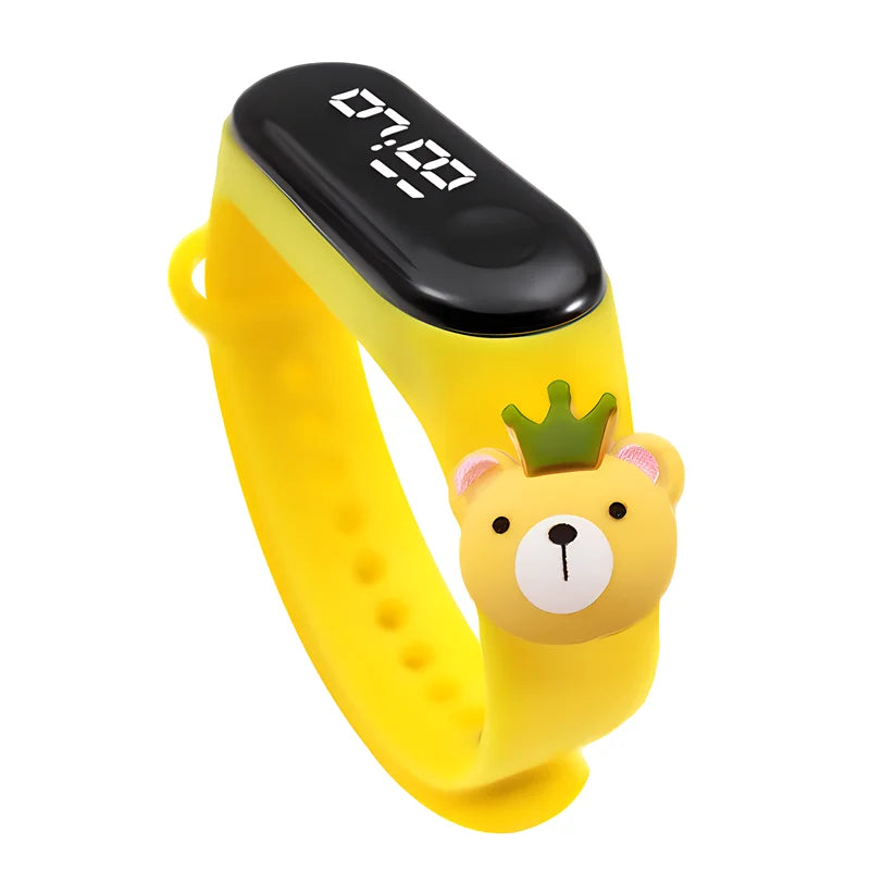 Fashion Children Watches For Boys Girls Electronic Bracelet Sports Touch LED Cartoon Doll Kids Watch Women Waterproof Clock