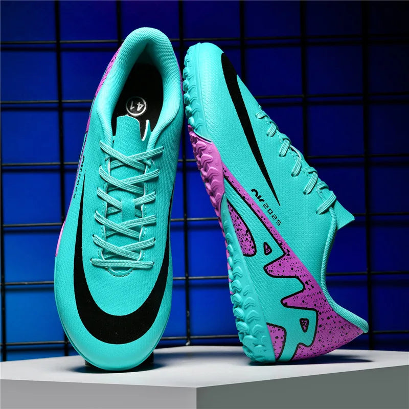 Kid Size 33-47 Long Short Spike Soccer Shoes Football Field Boots Unisex Society Training Match Adult Football Shoes