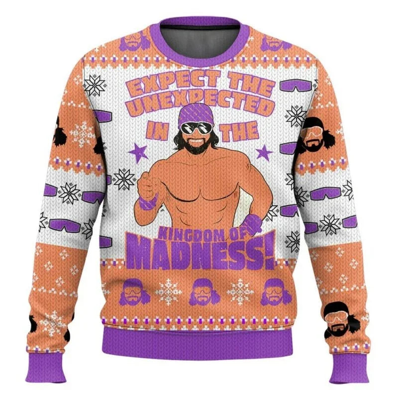 In the crazy kingdom, look forward to unexpected men. Merry Christmas! Men and women, ugly sweaters at outdoor parties 2026