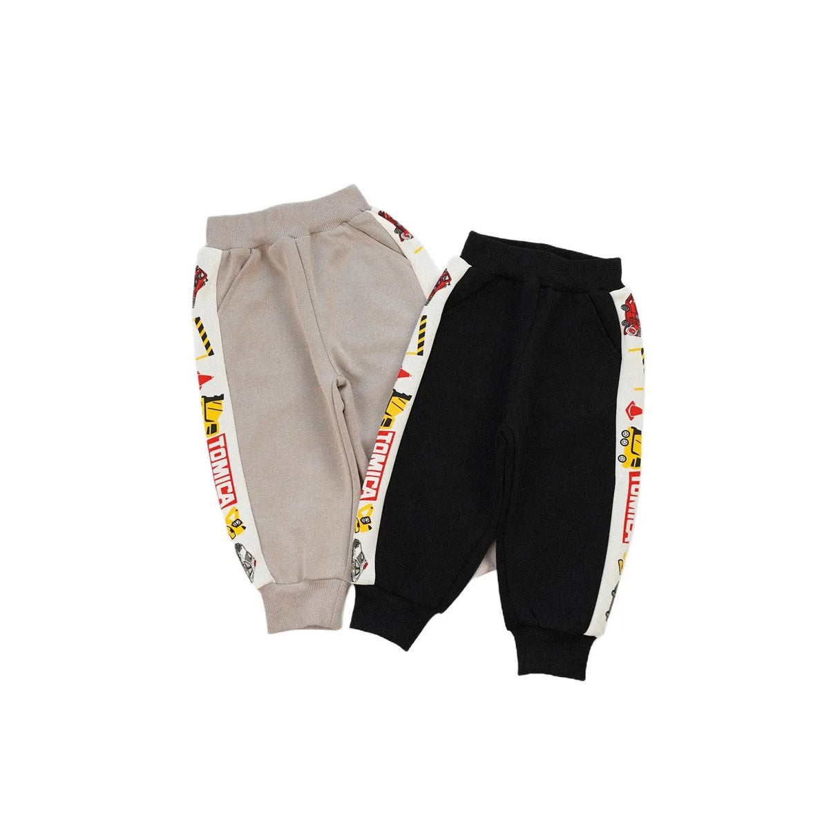 90-150 Kids Jogger Pants 2026 Autumn Car Patchwork, Comfy Breathable Versatile Sports Long Pants for Teenage Boys & Girls