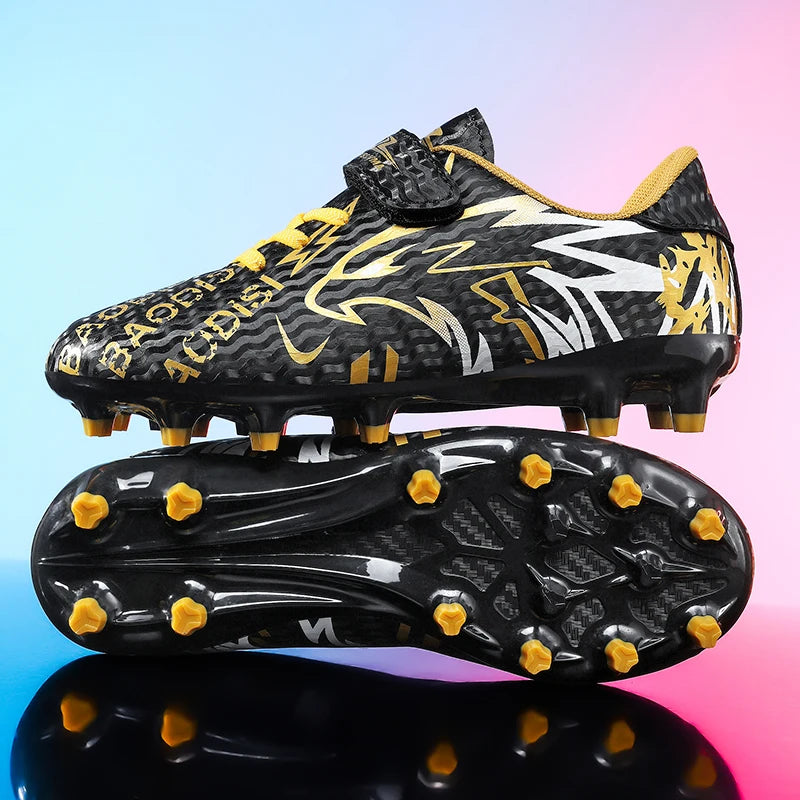 New Men Kids Soccer Shoes Non-Slip Football Boots Ultralight Cleats Match Grass Boys Professional Training Shoes Drop Shipping