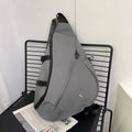 Sling Bags for Men Large Capacity Man Chest Bag Casual Travel Unisex Crossbody Bag Nylon Storage Shoulder Bag Student Backpacks