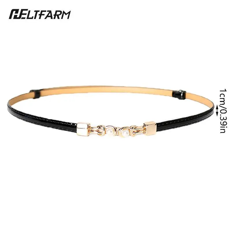 Ladies Adjustable Thin Belts For Women Fashion Luxury Brand Designer Style Skinny Coat Jacket Dress Waist Belt Female