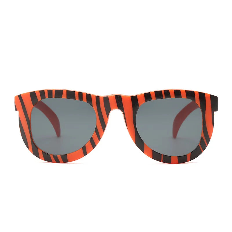 Kids Sunglasses Children Plastic Funny Animal Print Novelty Glasses Party Favors Toy Gift Wholesale Tiger Zebra Cow Camouflage