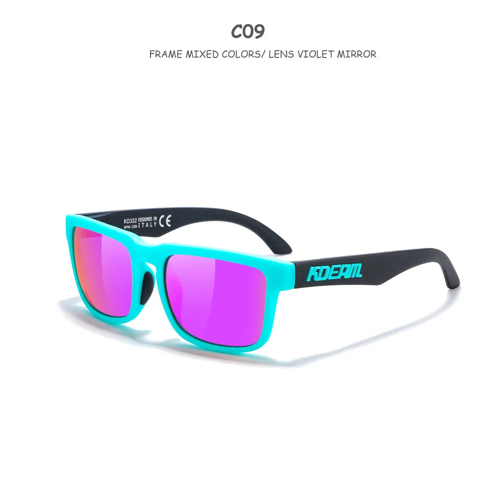 2025 Kids Sunglasses TR90 Lightweight Frame UV400 Protection Fashion Colors Unbreakable Boys Girls Accessories