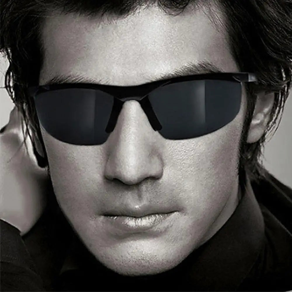 Men's Cool  Sunglasses Fashion Police Metal Frame Polarized Sunglasses Driving Glasses Eyewear