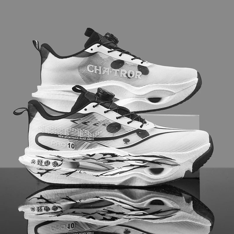 Men's Sports Shoes Carbon Plate Running Shoes Male Marathon Sneakers Racing Shock-absorbing Athletics Training Shoes for Women