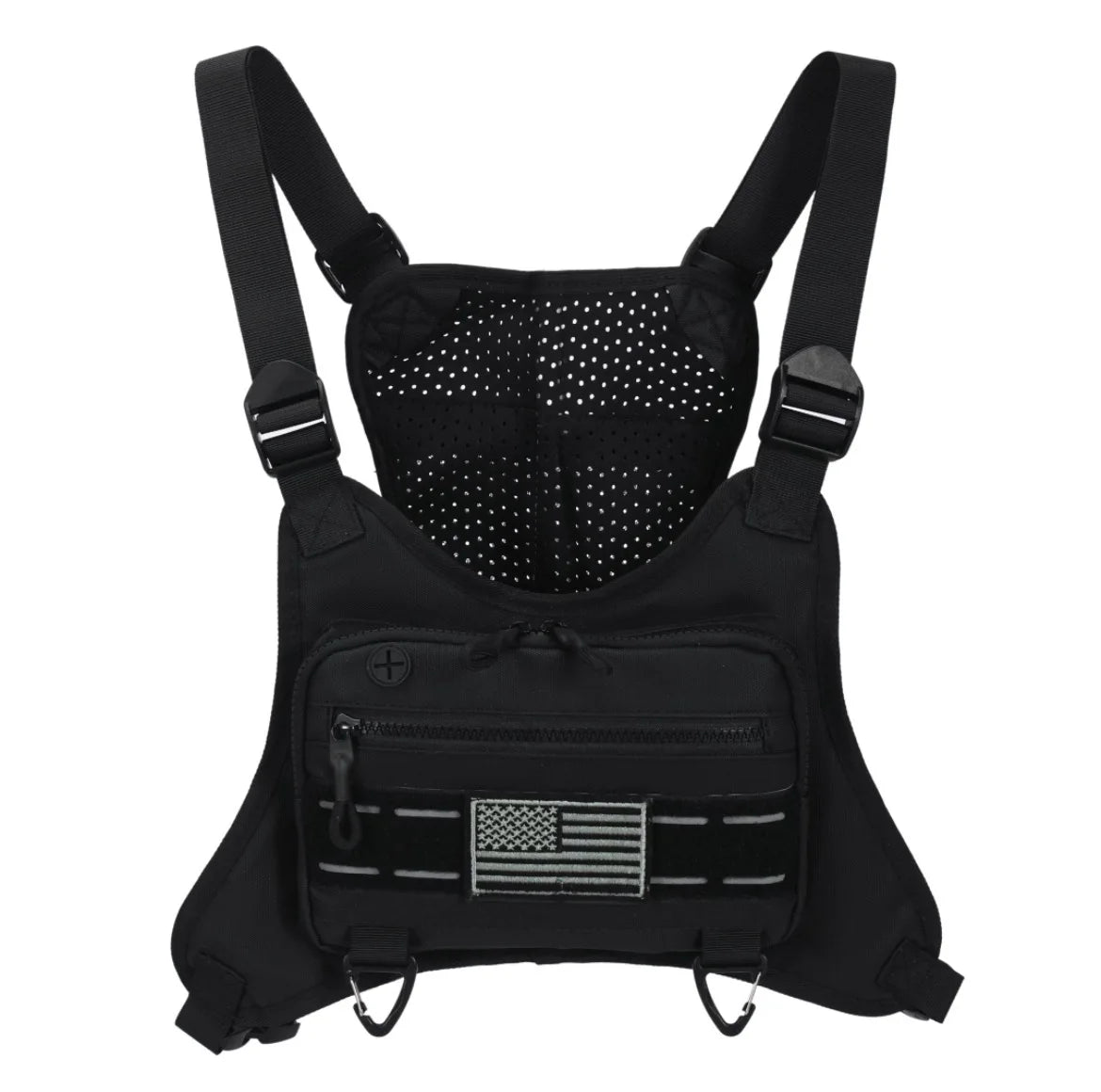 Sports Chest Bag for Men Women, Running Vest Bag with Built,Phone Holder for Workouts&Ski&Cycling&Hiking,Motorcycle Accessories